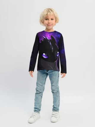 Детский лонгслив / ночная фурия