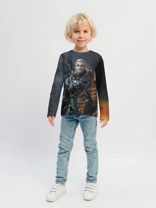 Детский лонгслив / Геральт Ведьмак