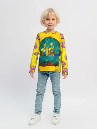 Детский лонгслив / Симпсоны