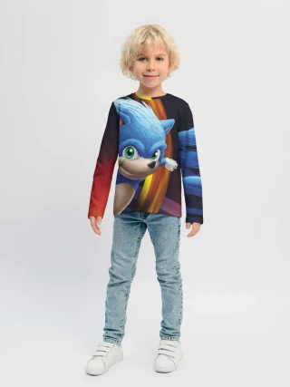 Детский лонгслив / Sonic