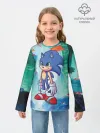 Детский лонгслив / Ежик Соник