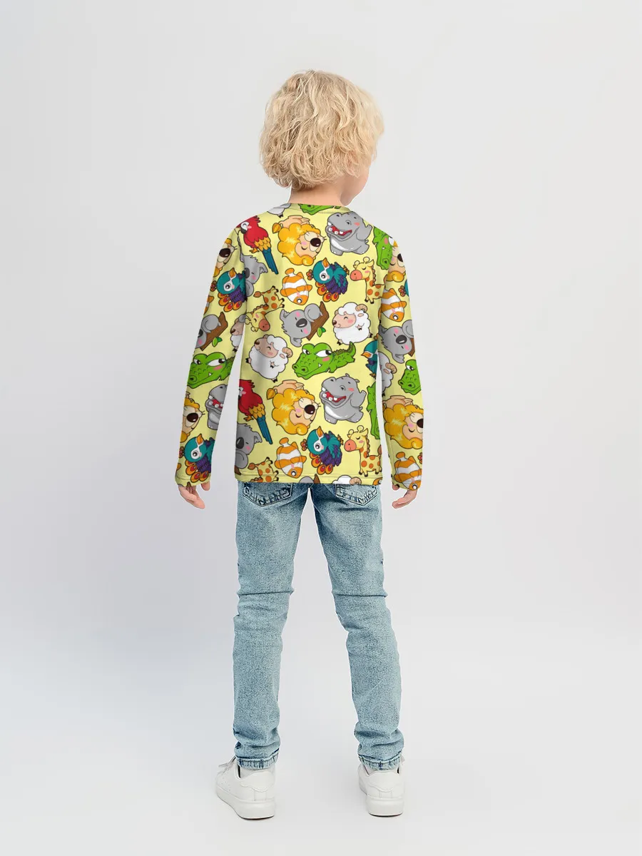 Детский лонгслив / Зоопарк