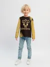 Детский лонгслив / Черный Клевер