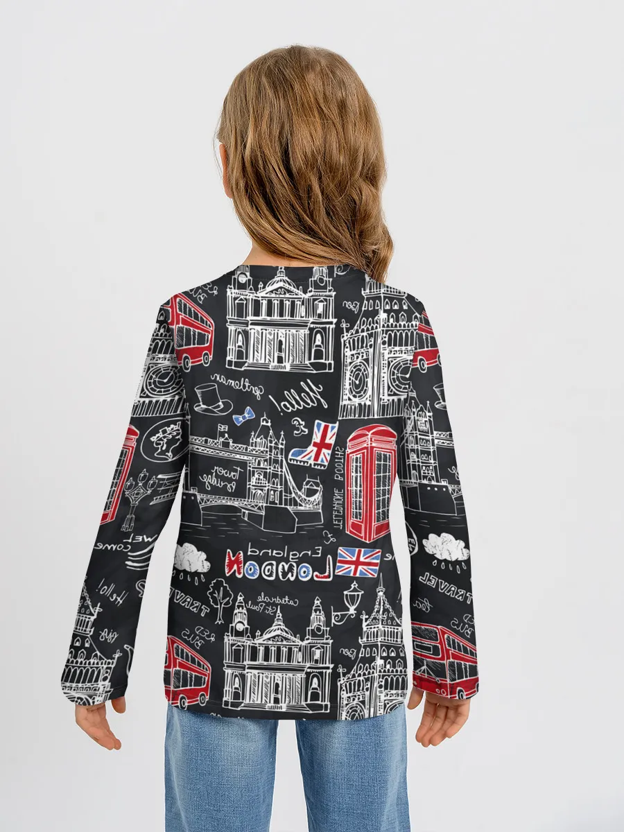 Детский лонгслив / Лондон