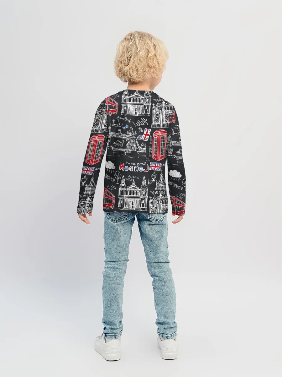 Детский лонгслив / Лондон