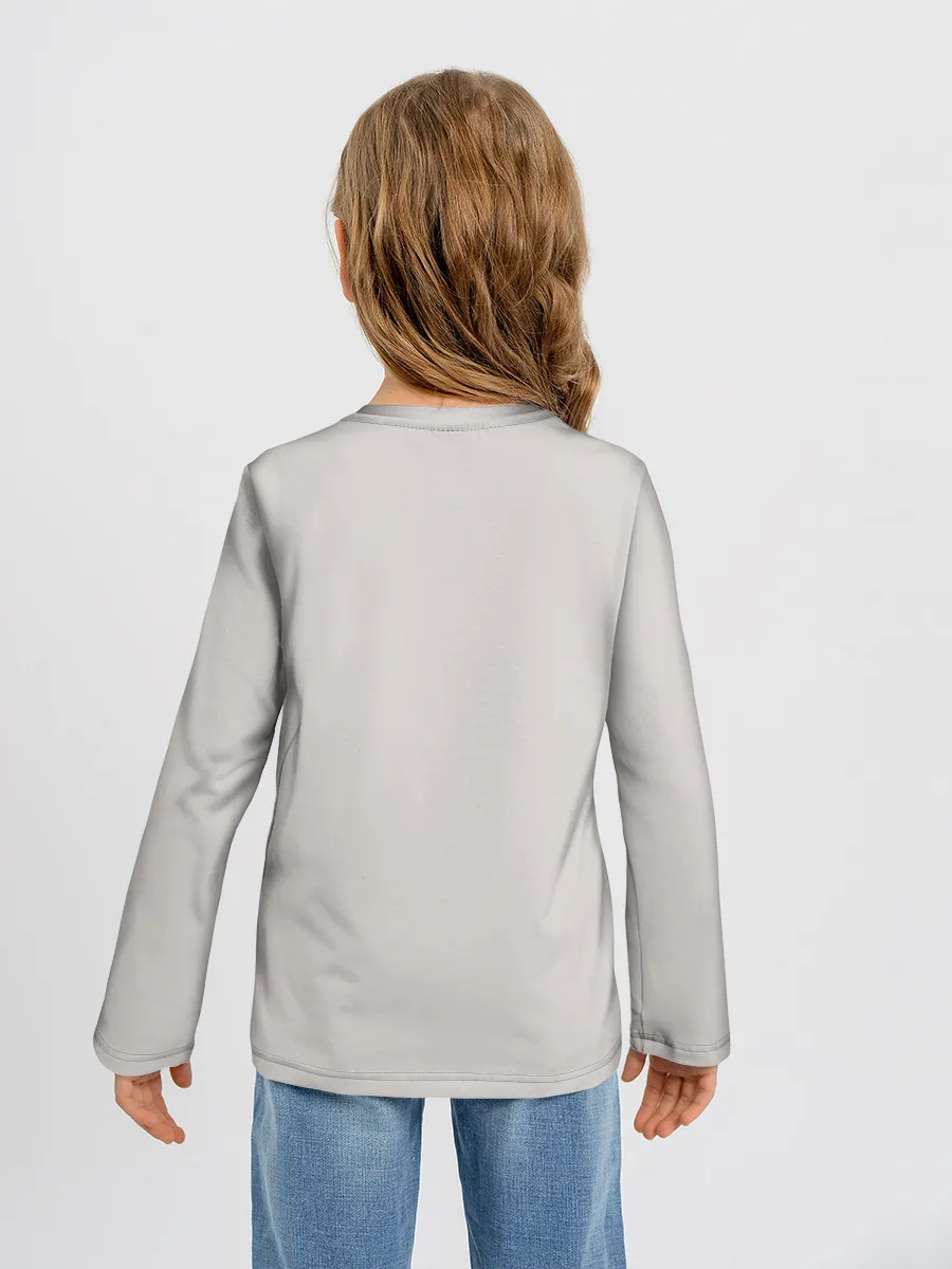 Детский лонгслив / Иероглиф Весна, Счастье, Истин