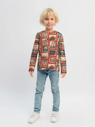 Детский лонгслив / Марки Великобритании