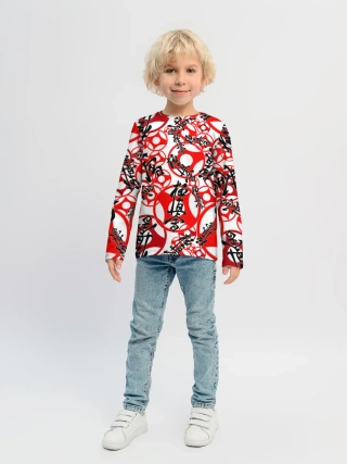 Детский лонгслив / Каратэ киокушинкай