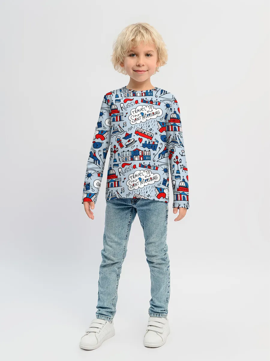 Детский лонгслив / Travel to Saint Petersburg