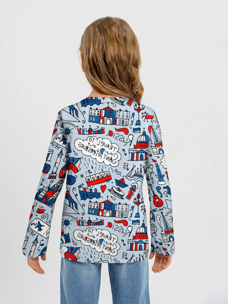 Детский лонгслив / Travel to Saint Petersburg