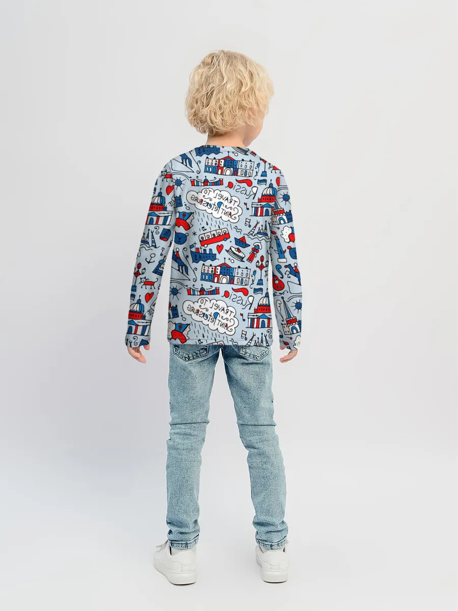 Детский лонгслив / Travel to Saint Petersburg