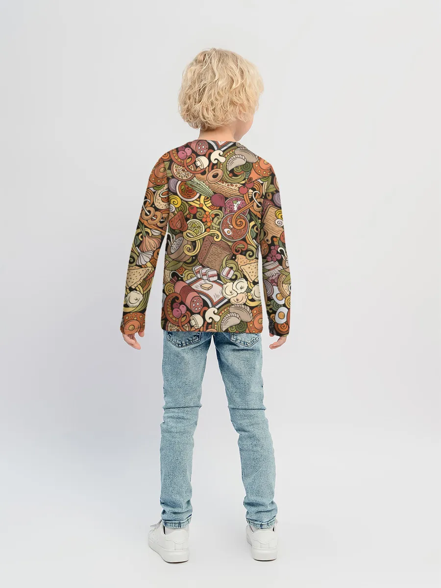 Детский лонгслив / Русская еда