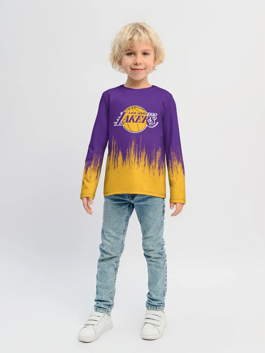 Детский лонгслив / LA LAKERS