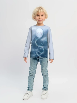 Детский лонгслив / Безликий бог следит за Хаку