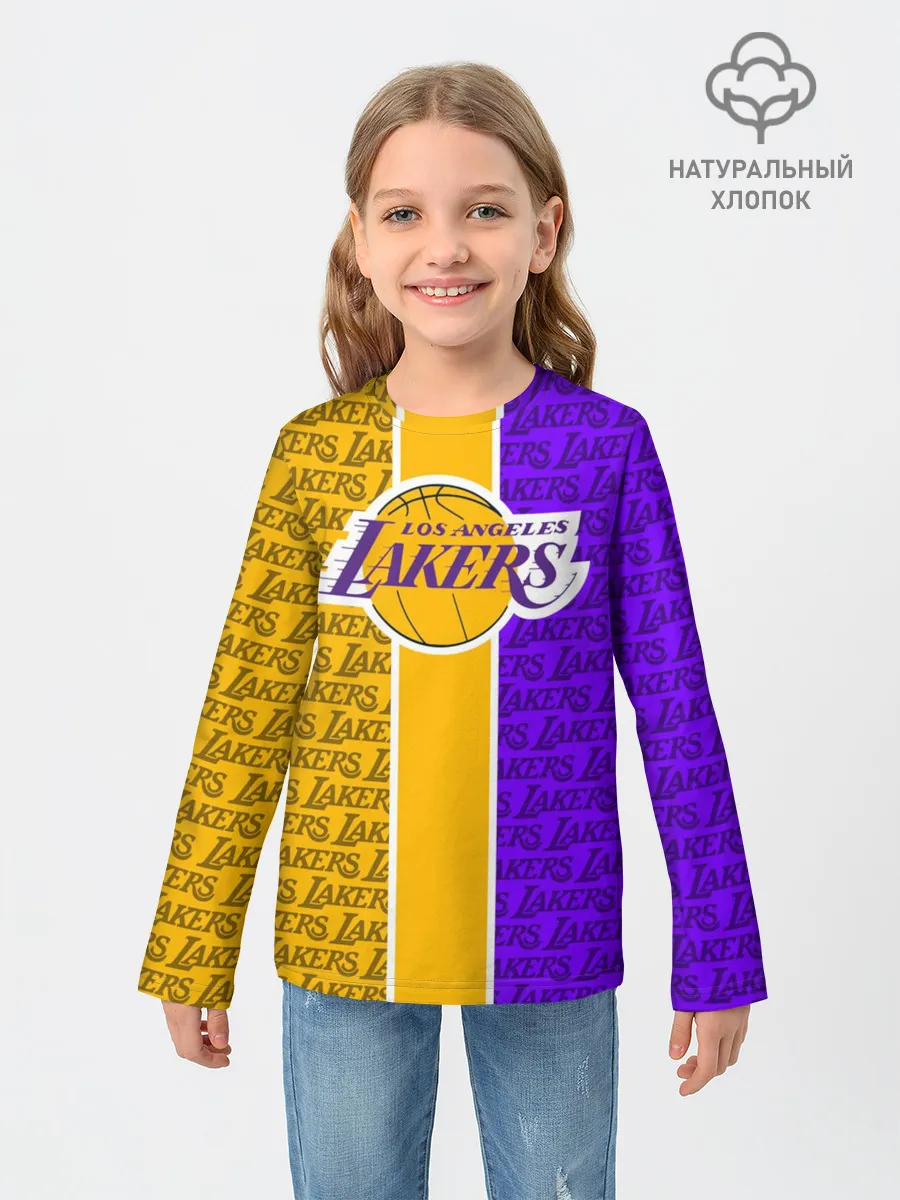 Детский лонгслив / LA LAKERS