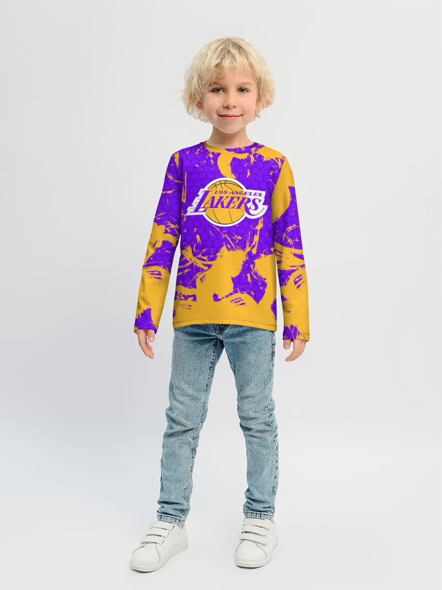 Детский лонгслив / LA LAKERS