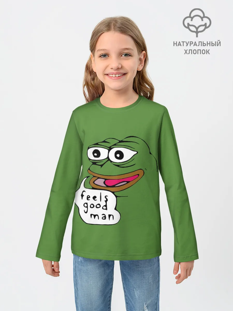 Детский лонгслив / Feels Good Man