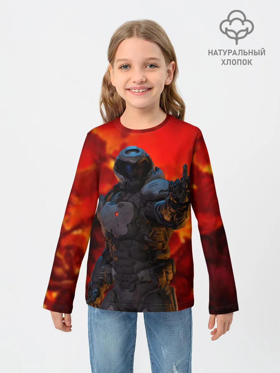 Детский лонгслив / DOOM 3