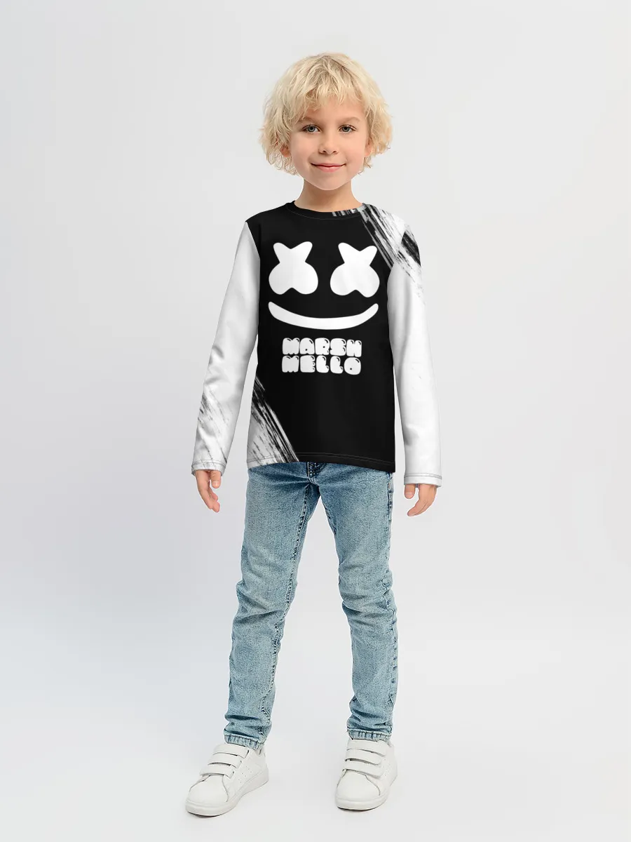 Детский лонгслив / Marshmello 4