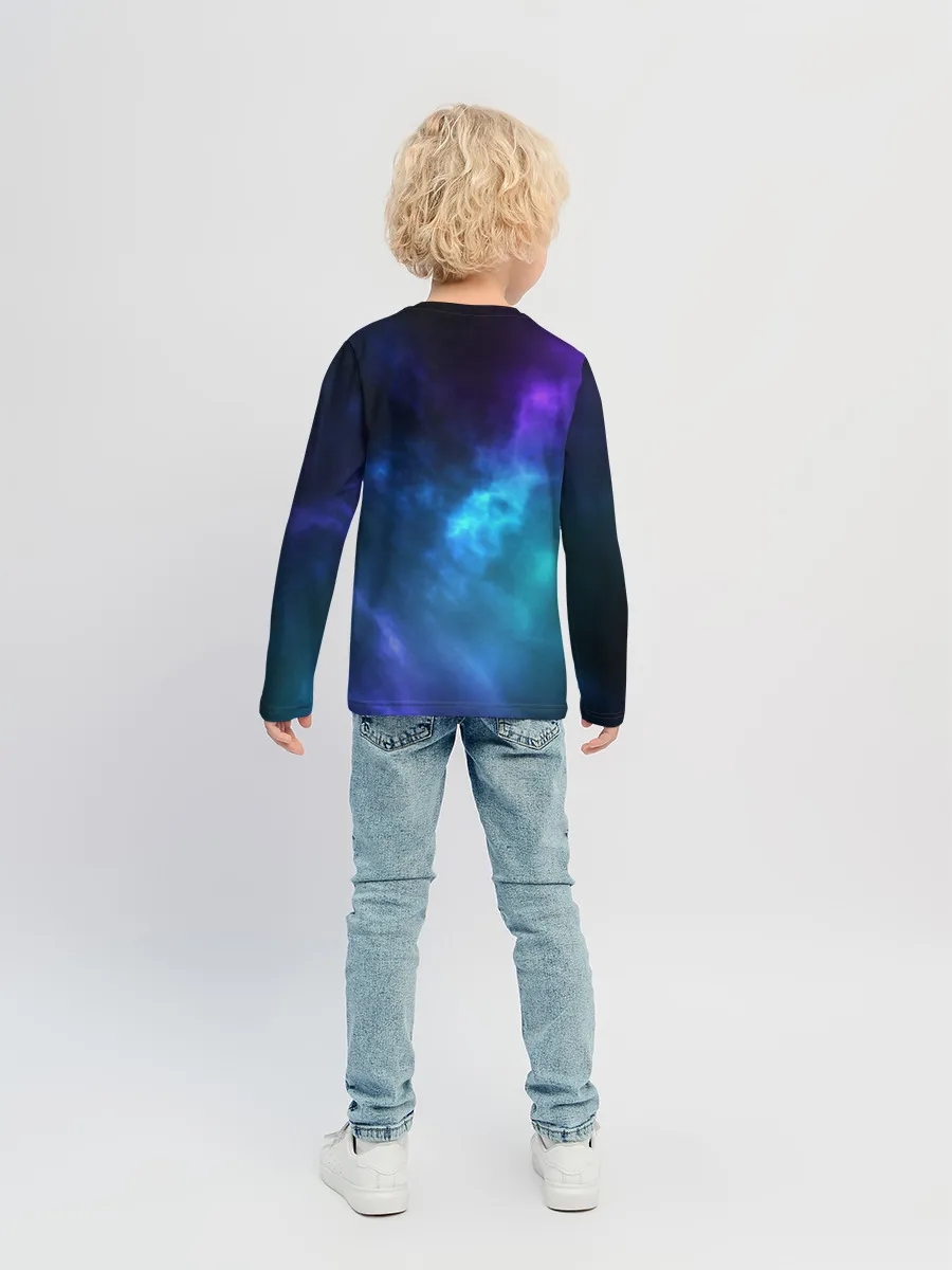 Детский лонгслив / Космос