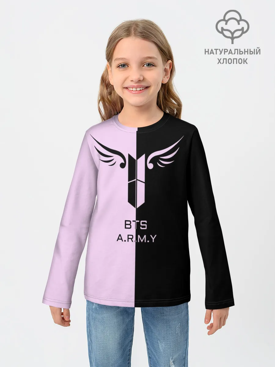 Детский лонгслив / BTS A.R.M.Y