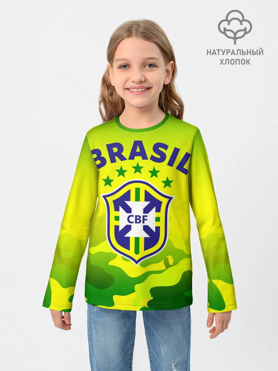 Детский лонгслив / Бразилия