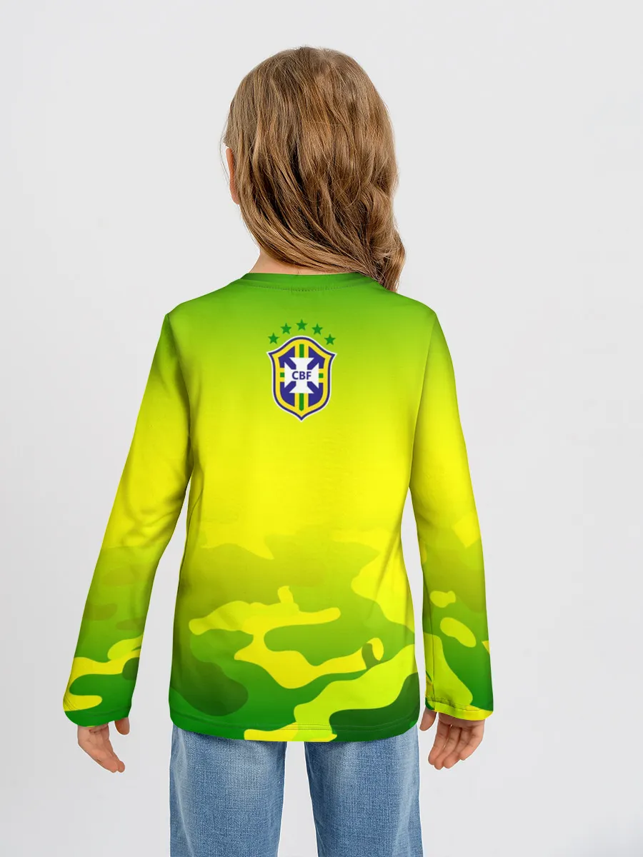 Детский лонгслив / Бразилия