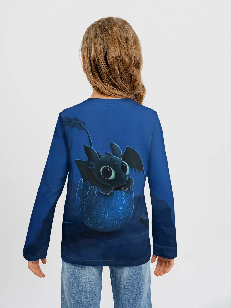 Детский лонгслив / Малыш Беззубик