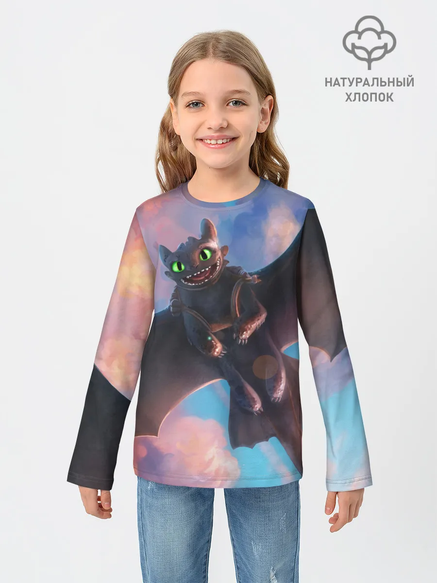 Детский лонгслив / Беззубик
