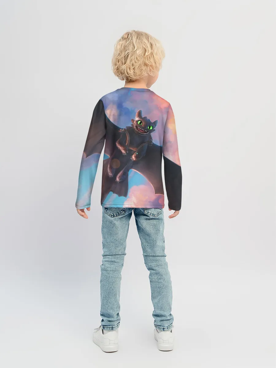 Детский лонгслив / Беззубик