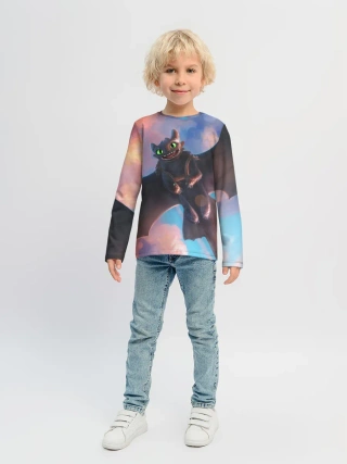 Детский лонгслив / Беззубик