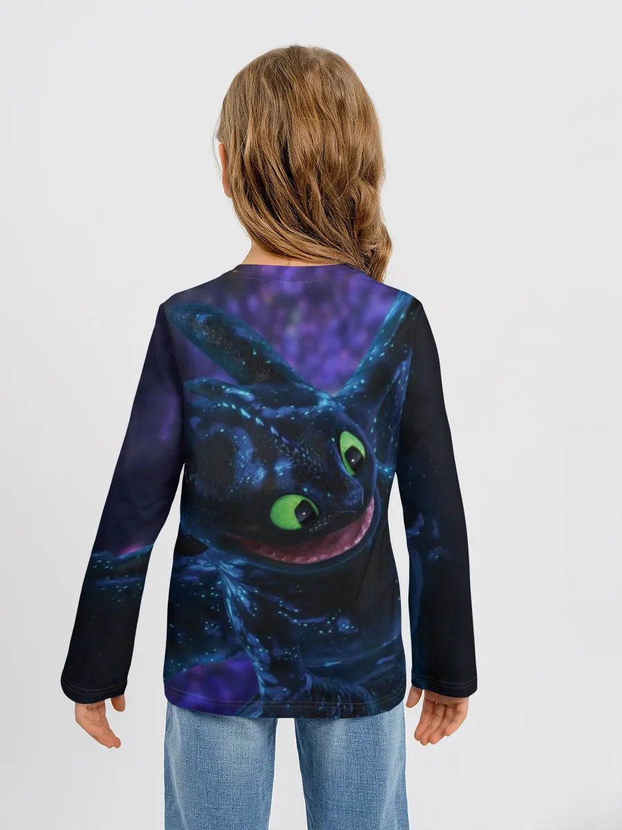 Детский лонгслив / Как приручить дракона