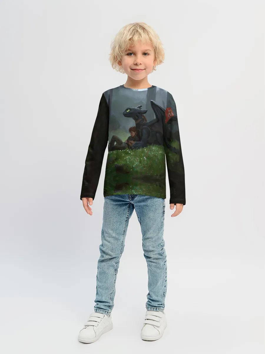 Детский лонгслив / Верные друзья