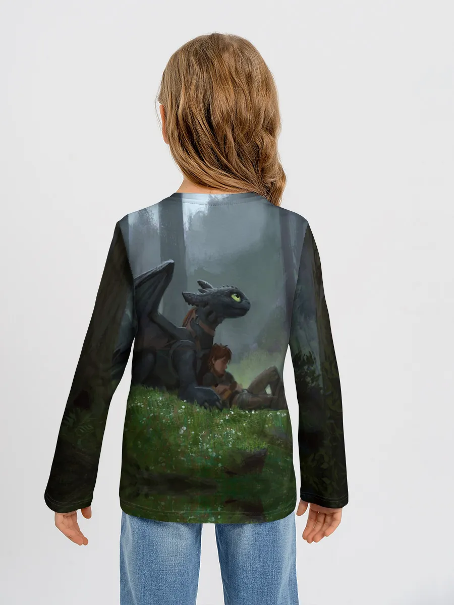 Детский лонгслив / Верные друзья