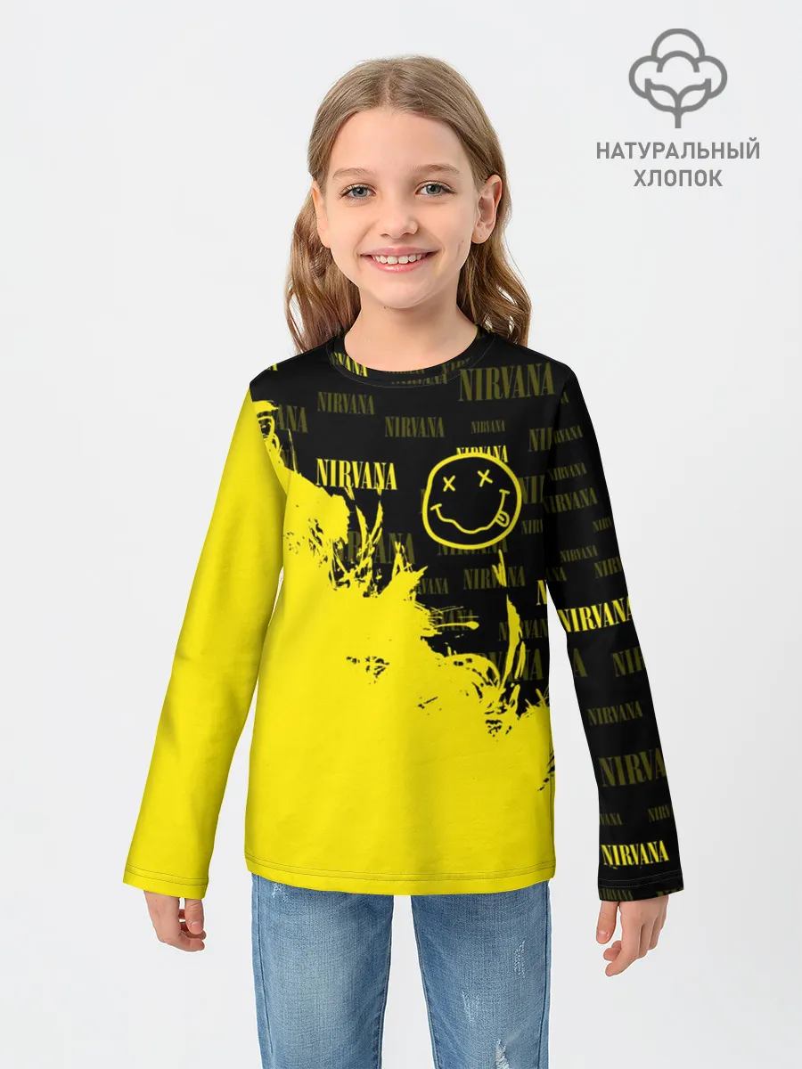 Детский лонгслив / NIRVANA