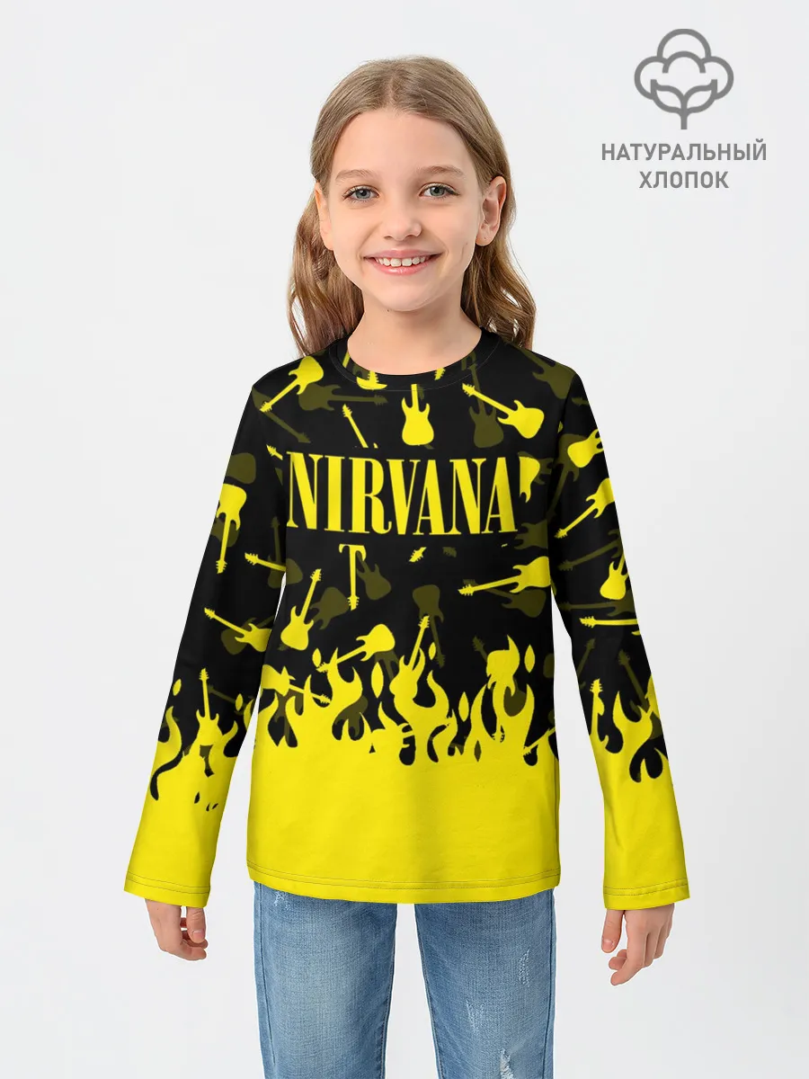 Детский лонгслив / NIRVANA