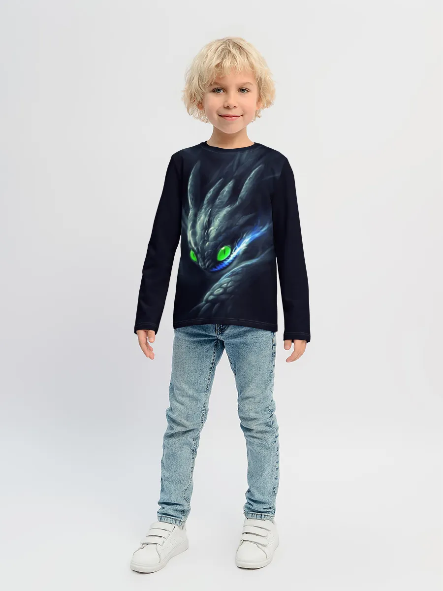 Детский лонгслив / ночная фурия