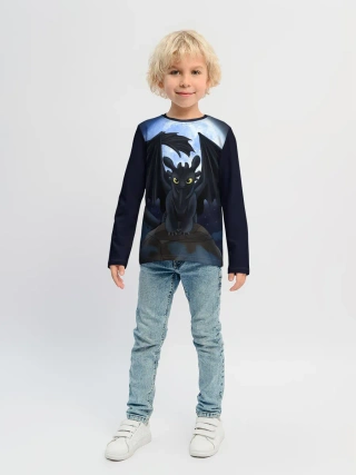 Детский лонгслив / ночная фурия