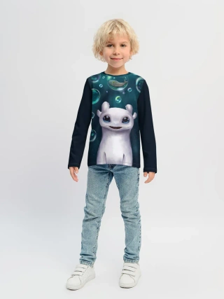 Детский лонгслив / дневная фурия