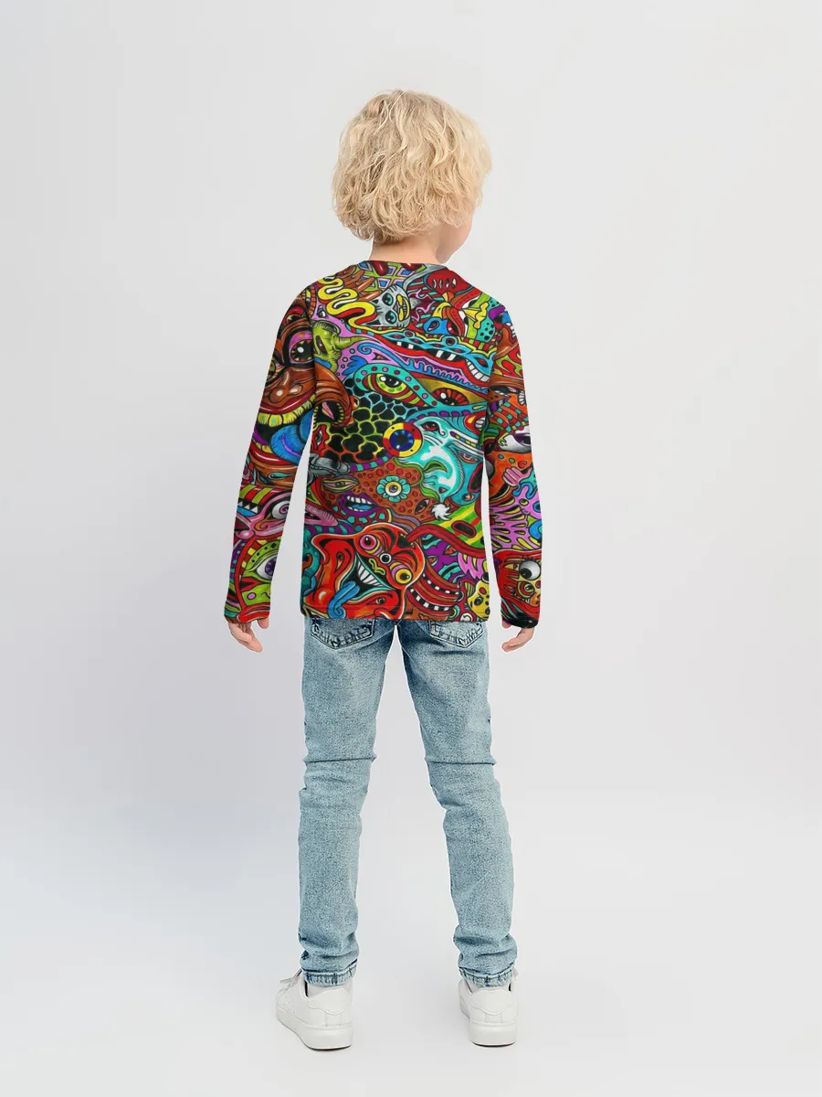 Детский лонгслив / Психоделика
