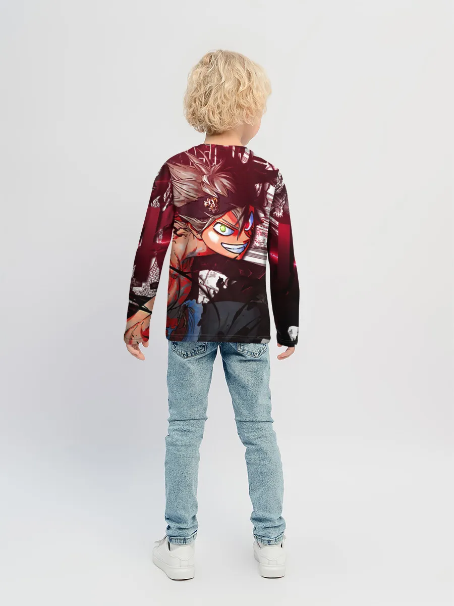 Детский лонгслив / Брутальный арт Асты