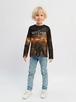 Детский лонгслив / The witcher