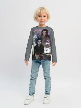 Детский лонгслив / Салли и Ларри