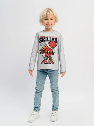 Детский лонгслив / Skilled and lucky