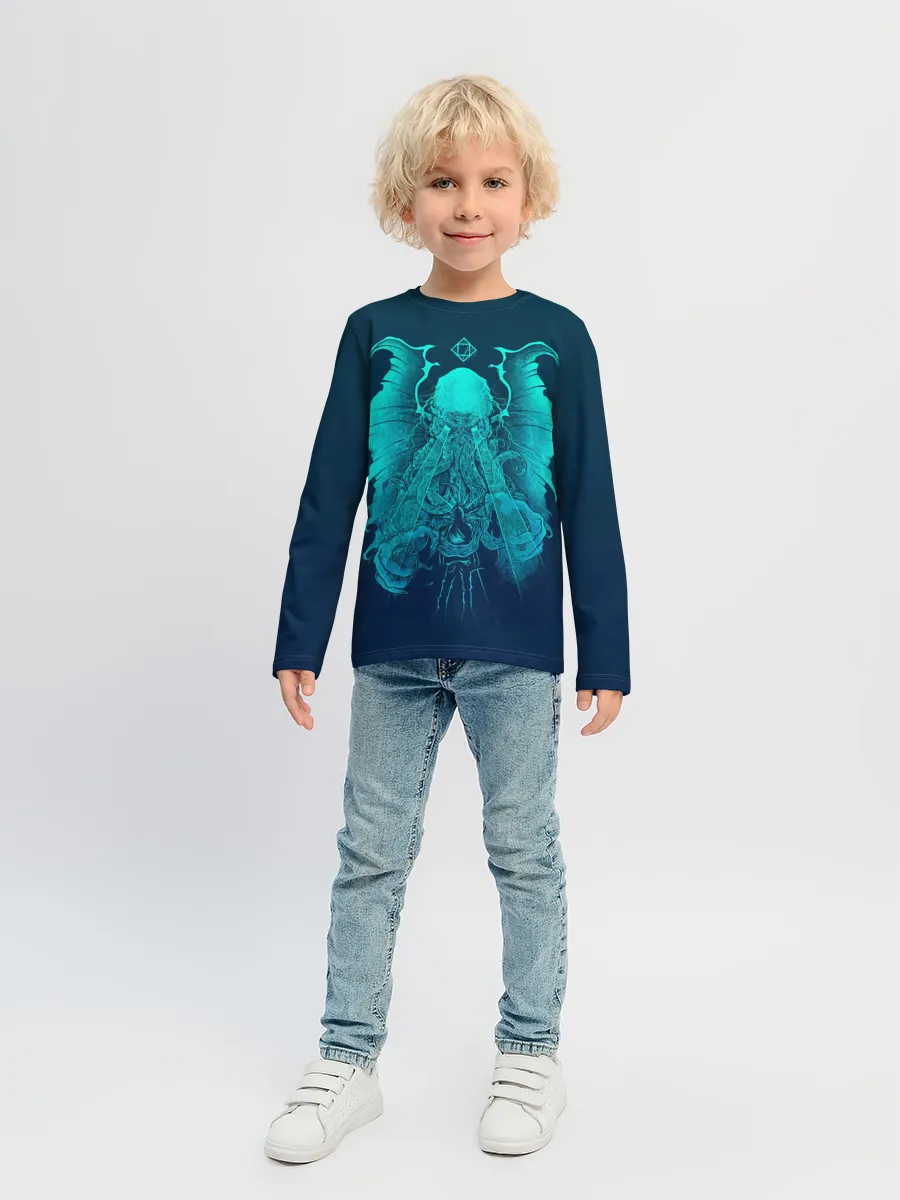 Детский лонгслив / Ктулху