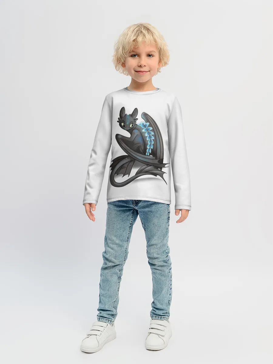 Детский лонгслив / Как приручить дракона