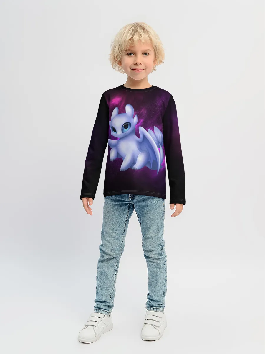 Детский лонгслив / Как приручить дракона