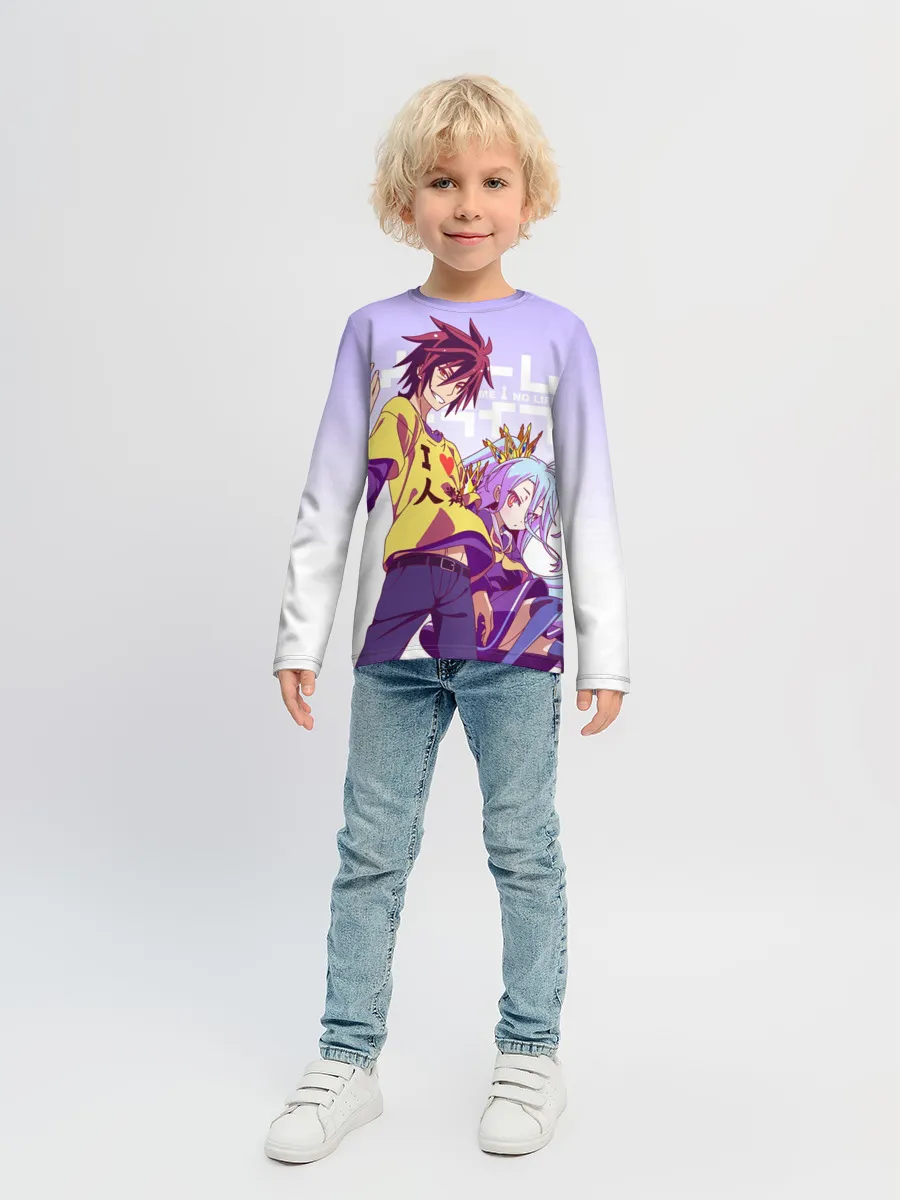 Детский лонгслив / No Game