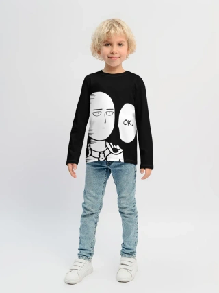 Детский лонгслив / One Puncn Man OK