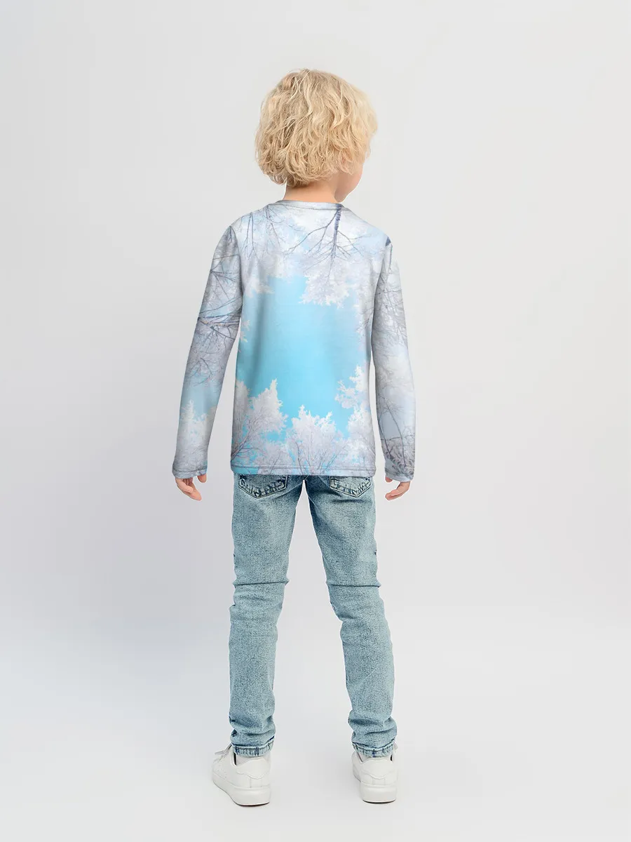 Детский лонгслив / Волк